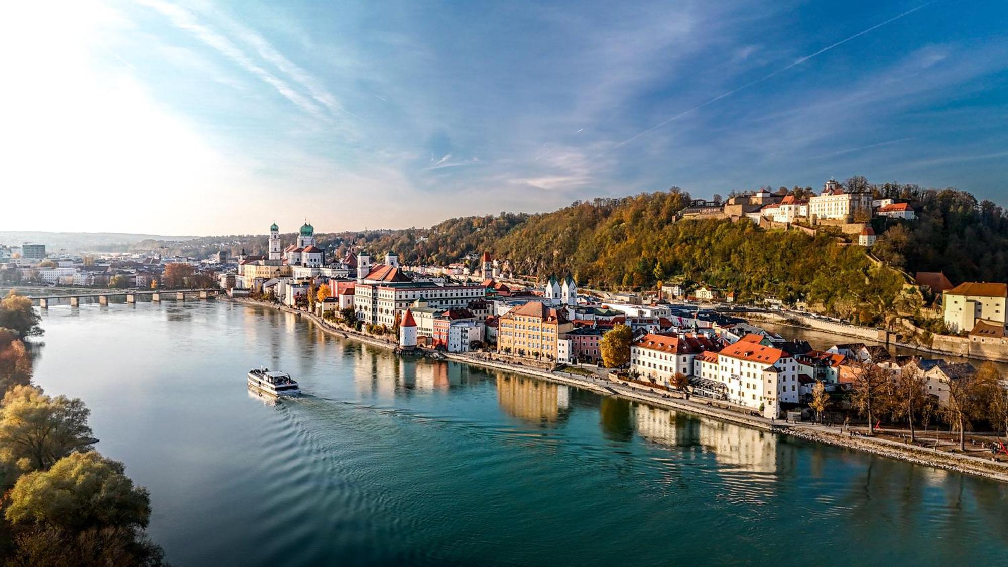 Apartment Passau B - Stilvoll, Modern & Cozy Im Zentrum Von Passau Dış mekan fotoğraf